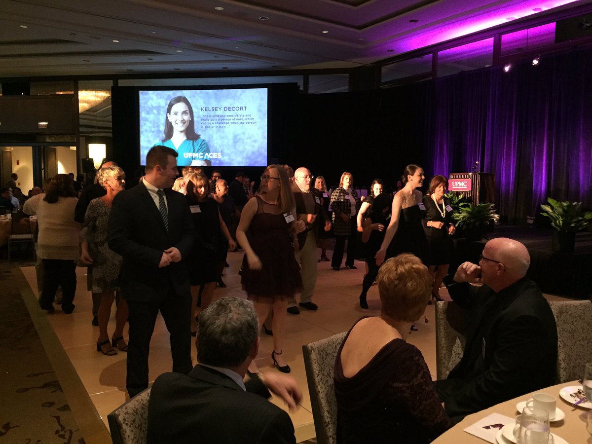 stacynparker's tweet photo. UPMC's ACES celebrating on the dance floor #2016LifeChangers https://t.co/1b6m3cGh28
