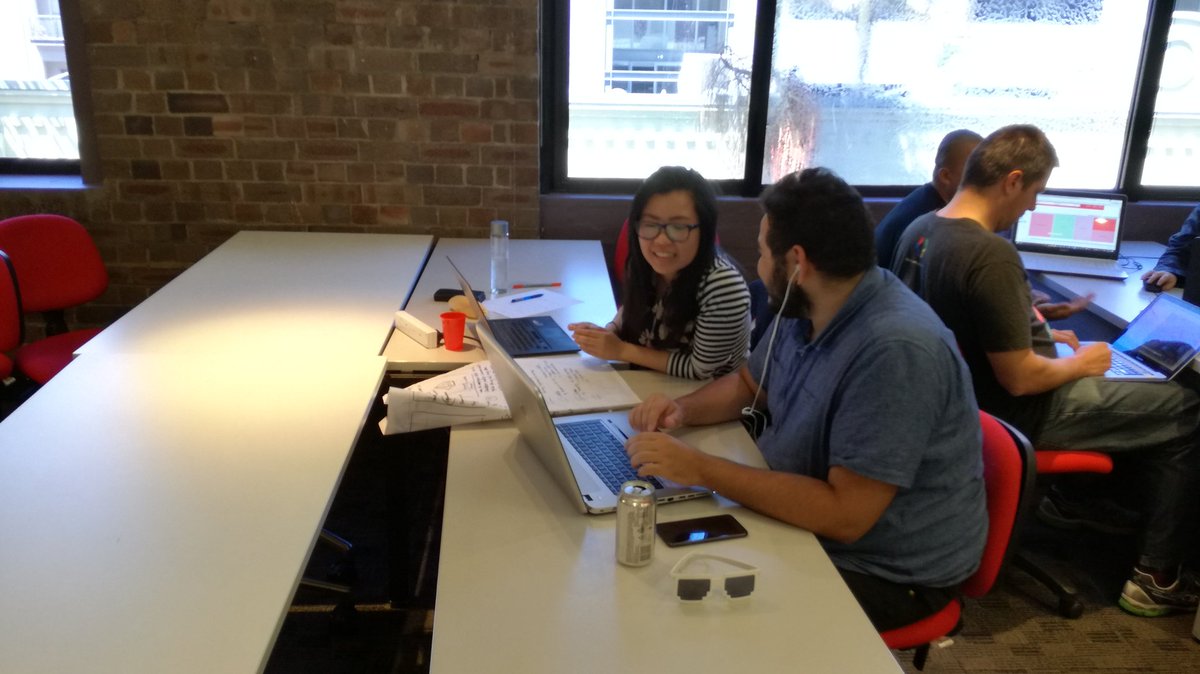 knackforhack's tweet photo. Last #hacking session this morning! #Teams are getting ready! #exciting #HR #Tech #innovation | @PolyglotGroup @coderfactory #HRackathon https://t.co/CClWZWwtKp