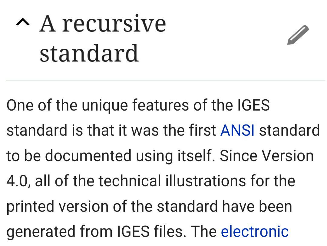 whitequark's tweet photo. US DoD circa 1987: "so you have a recursive acronym? you are like little baby. watch this" https://t.co/pPZiW4EvxA