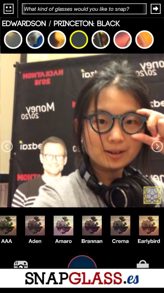 snapglasses's tweet photo. Trying out #Edwardson #Princeton - Black via #SnapGlasses with #mrRobot https://t.co/WO0HUd6rZL