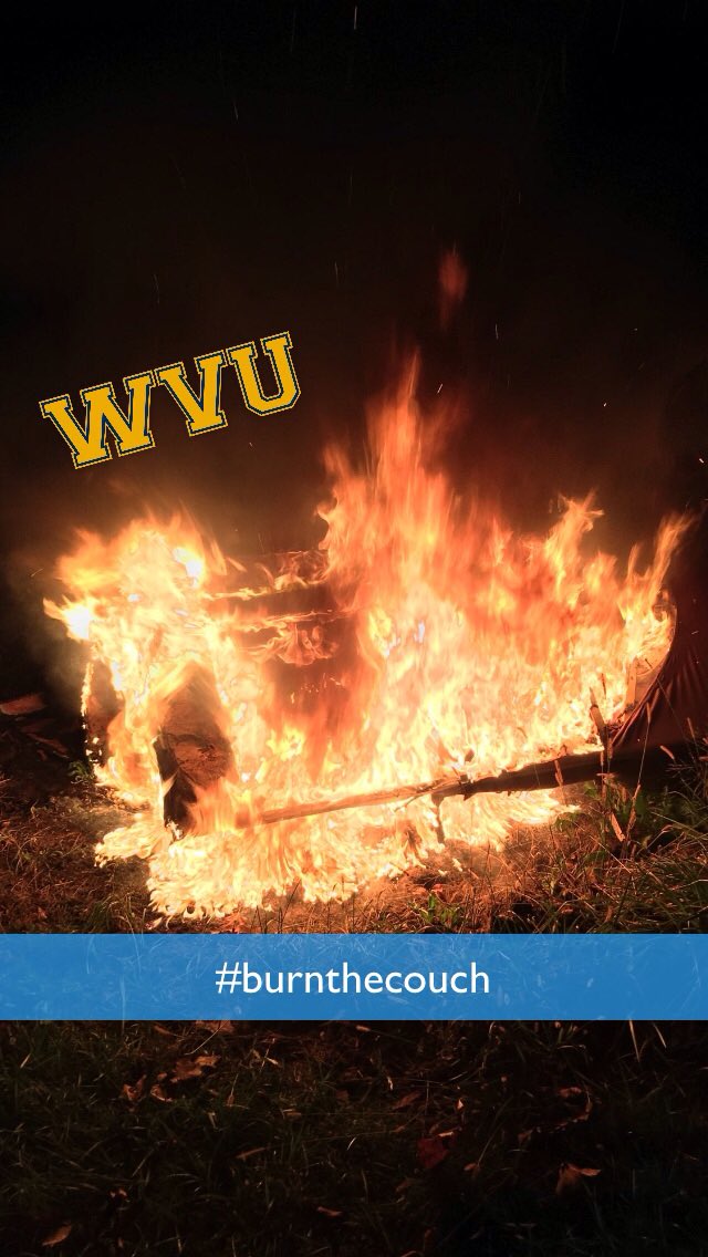 Burn the couch. gobiapp.com/get #wvu #WVUvsTCU #wvu20 #WVUFootball #fucktcu #beattcu