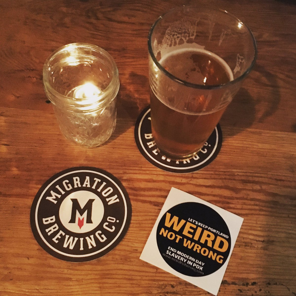 weirdnotwrong's tweet image. Huge thanks to @MigrationBrew for hosting us weirdos for the #weirdnotwrong soft launch!