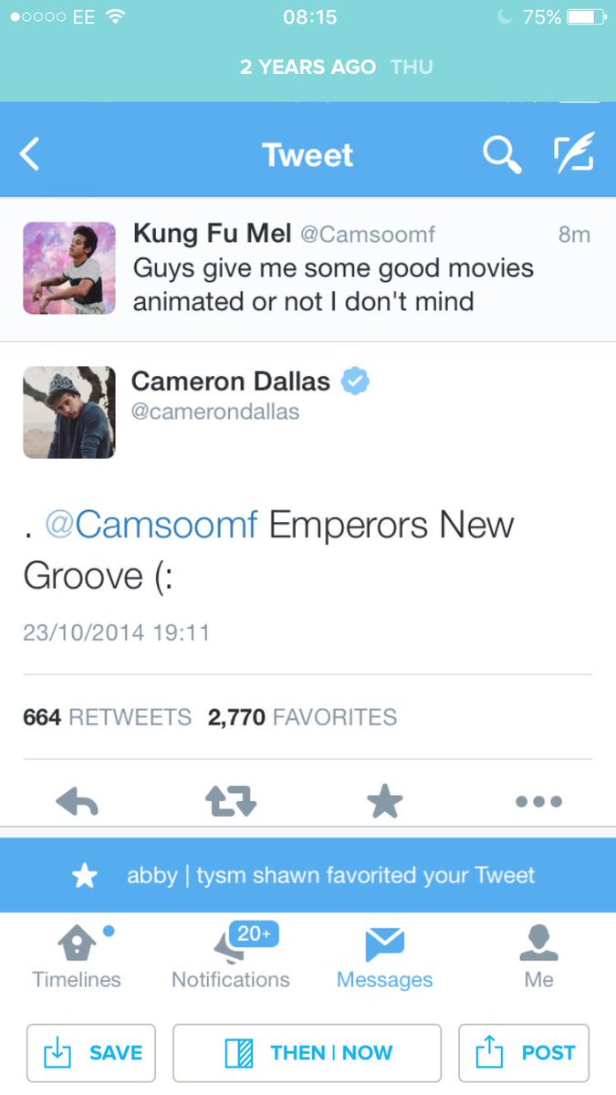 Camsoomf's tweet photo. 2 years ago cam tweeted me for the first time and I had a breakdown in class when I realised haha https://t.co/wheqdTHi7e