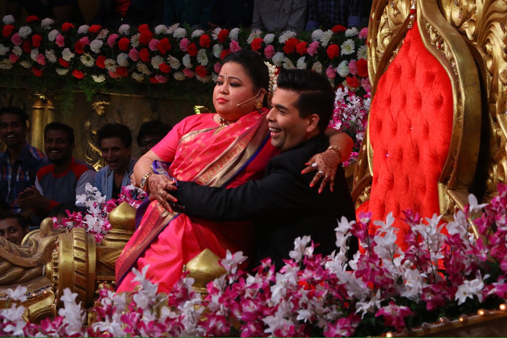BhartiFun's tweet photo. Don't miss out tonight #CNBTaaza 10pm @ColorsTV with the crazy cast of #AeDilHaiMushkil @bharti_lalli @nikuld https://t.co/pdnenNYgN6