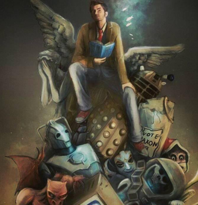 DoctorWho_Today's tweet photo. [Fan art] - The lonely angel

#DoctorWho https://t.co/2vwxK1fEHQ