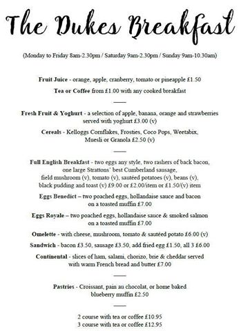TheDukesLB's tweet photo. The Dukes #Breakfast menu available 8am-2.30pm Mon-Sat / 9am-10.30am Sun. Full English for Only £9. #leightonbuzzard #mkhour #gastropub #nom https://t.co/gSBbiCi6XH
