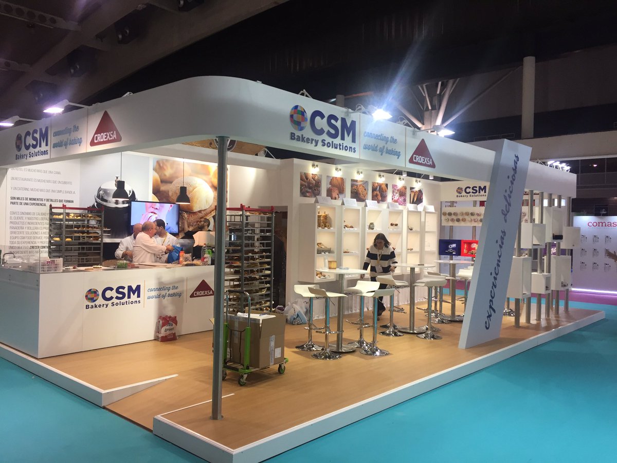 PenaChef's tweet photo. Ya en @Hostelcobcn comenzamos en un ratito en este pedazo de stand de #CSM Todas las mañanas de la feria 💪🏼 https://t.co/tBeVhP7sjb