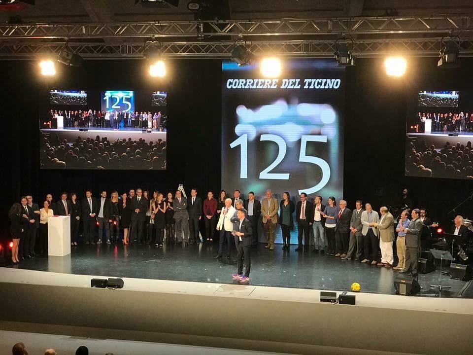 matteo_pelli's tweet photo. Ieri sera. Una delle serate lavorative più intense e belle della mia vita. 125 anni del C.d.T , è stato fighissimo @CdT_Online https://t.co/OpAyzgVV0r