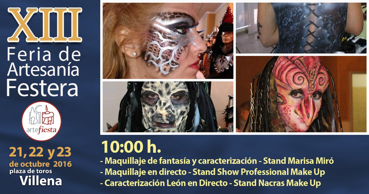 10:00-Comienzan las actividades en Artefiesta
bit.ly/ARTEFIESTA2016…
#Artefiesta16 #Villena #Morosycristianos
<a href="/MarcaVillena/">Marca Villena</a> <a href="/TurismoVillena/">Turismo Villena</a>