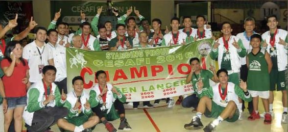 sunstaronline's tweet photo. UV Green Lancers added title No. 11 in their collection after beating USC Warriors in #Cesafi2016 finals series. https://t.co/86QN7CTIeZ https://t.co/JQOQi0ECpr