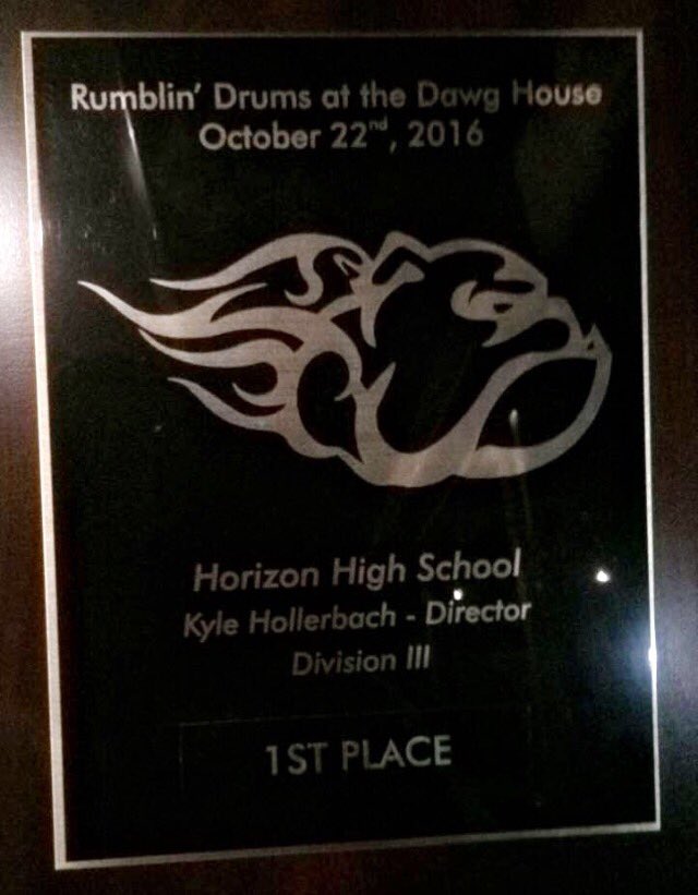 Congratulations to the Horizon Pride Regiment for placing first tonight at the Goldwater Invitational, with a score of 62.358!