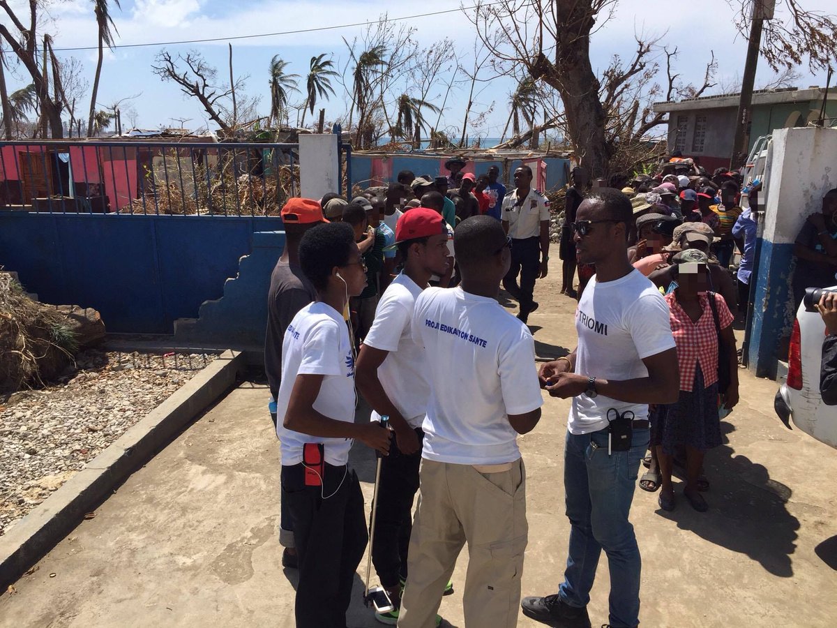 TriomiMedical's tweet photo. Efforts last week revolved around #LesCayes, distributed enough purification for 40,000 gallons of water + 200lbs of additional aid supplies https://t.co/FWZnMinNVD
