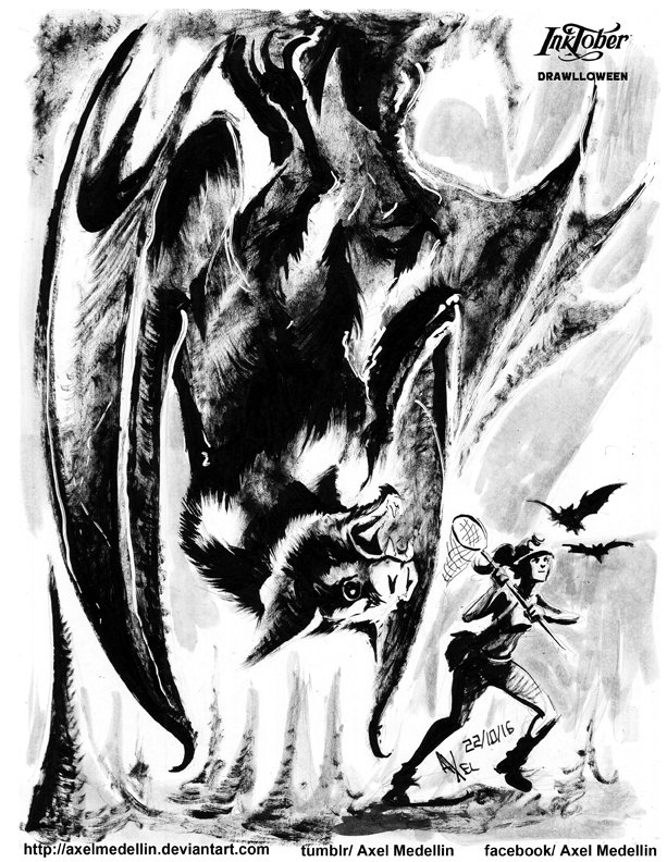 AxelMedellin's tweet photo. #dailysketch 1882 #garabato 1882 #inktober2016 #drawlloween2016 Day 22 #Batturday https://t.co/zyAhh9Yj3o https://t.co/P6gb5jnMOQ