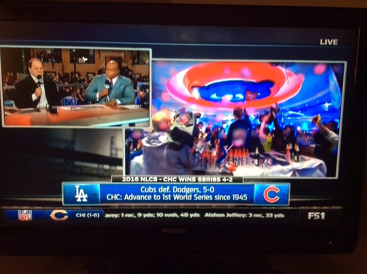 DannyLeBlanc24's tweet photo. Congrats @Cubs #WorldSeriesBound v @Dodgers #NLCS2016 #WorldSeries2016  @FS1 been 71 years since World Series appearance. https://t.co/KpvIhGADdW