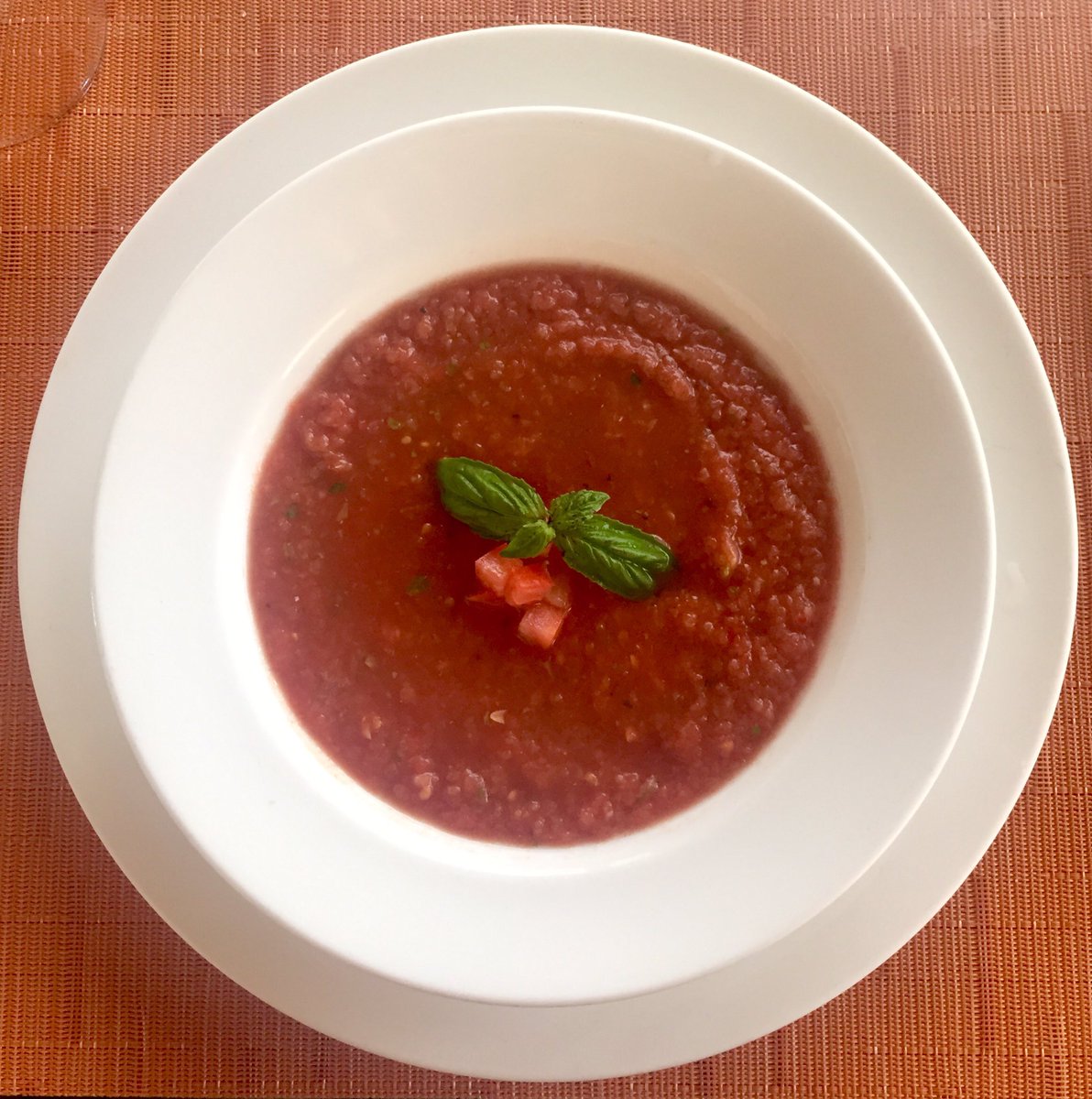 wanderlista's tweet photo. Gorgeous gazpacho @SugarRidgeAnu #vegan #vegandiet #antigua #caribbean https://t.co/SzwS8tfNRM