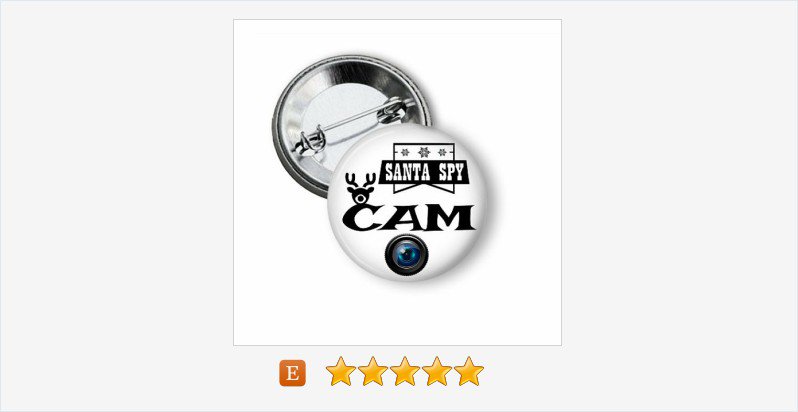nannyscloset's tweet photo. Santa Spy Cam Button Pin #santaspycam #santa #santabutton #xmas #christmas https://t.co/IYwWodjKuE https://t.co/DTewOj2Nxl