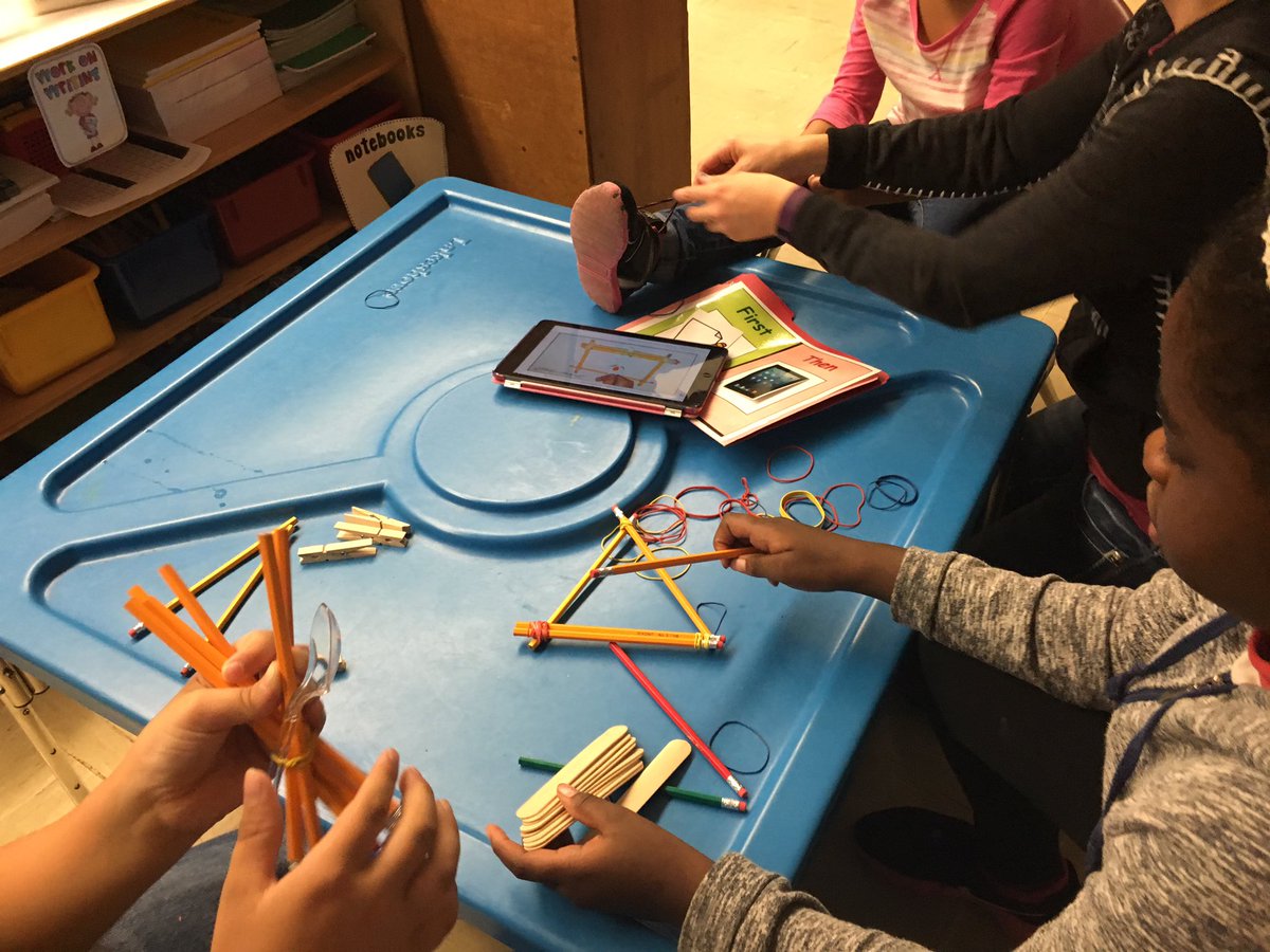 MandyLuce1's tweet photo. STEM challenge #3! Engineering a marshmallow catapult! @MissRowe2 @13easd https://t.co/47j5kiB0uH