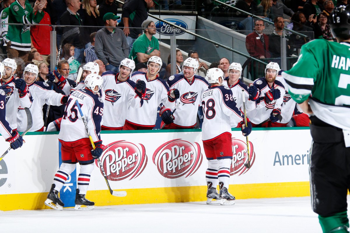 FINAL: @BlueJacketsNHL (3) - @DallasStars (0) Recap: atnhl.com/2evufLy #CBJvsDAL https://t.co/WWpo7C43q1