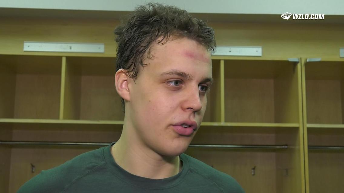 🎥 #mnwild forward @ErikssonEk spoke about his first #NHL game & goal → buff.ly/2dZwiqU https://t.co/Vas8JUhfW5