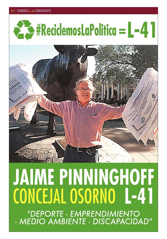 JPinninghoff's tweet photo. q mañana la participacióncivica, ciudadana, informada, libre, independiente, local, responsable, empoderada, madura &amp; #Recicladora gane #L41 https://t.co/nm0Z0aH9u3