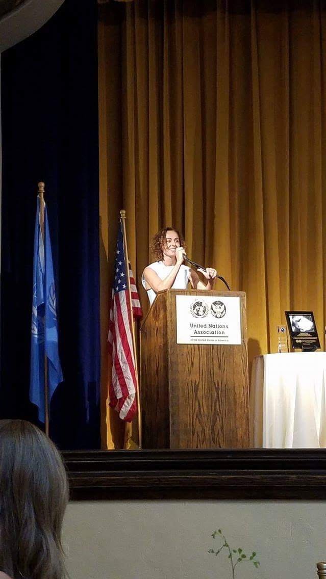 UNASanDiego's tweet photo. “We are not the UN...we are a Citizen grassroots...with members that are passionate internationalists” -Bettina Hausmann #UNASD70 #UNDAY2016 https://t.co/0QQYNDWo9R