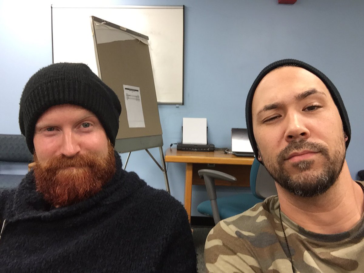 AarontheWatkins's tweet photo. Beanie brothers. 😎
@mikeredmusic #RandomHero #Red #EOSX #ItsCold #Beanies #Beards #RocknRoll #BroHangs https://t.co/fQeoMzLONd