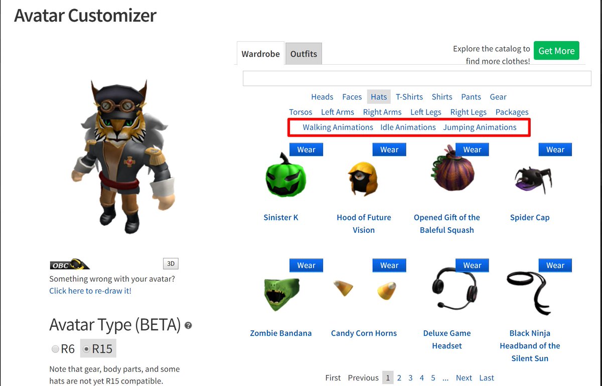 Roblox Avatar Customizer