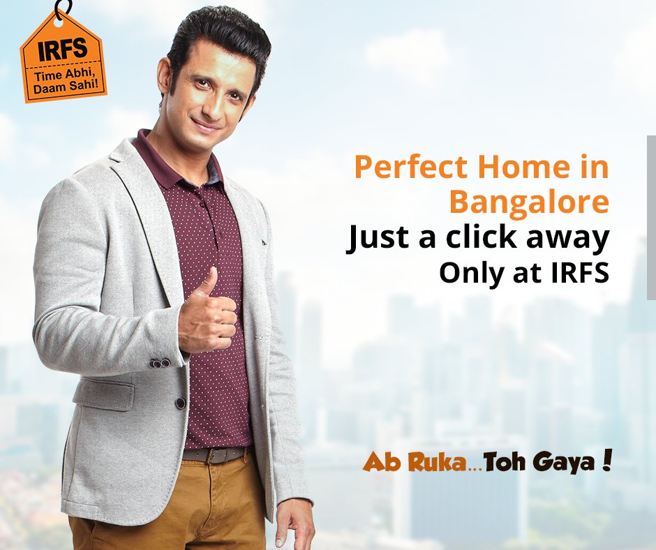 irfsindia's tweet photo. Your perfect #home in #Bangalore is just a click away! #IRFS the 2nd edition of #India’s only #RealEstate flash sale. #RukaTohGaya https://t.co/F3N7KBni9u