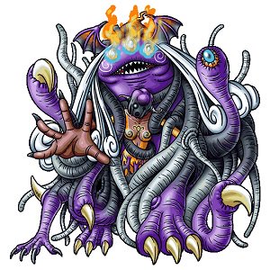 Twitter पर 浅間巧 スカイロックのニャルラトホテプ 燃える三眼をモチーフにしたニャルラトホテプ 魔人と怪物でモチーフをしっかり共有して素敵なデザイン Cthulhujp クトゥルフ神話