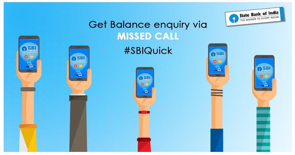 TheOfficialSBI's tweet photo. Fast just got faster with #SBIQuick, it enables you to bank on the go with just an SMS or a missed call. #BankingUnbound #SBIQuick https://t.co/rJrI1DzXGj