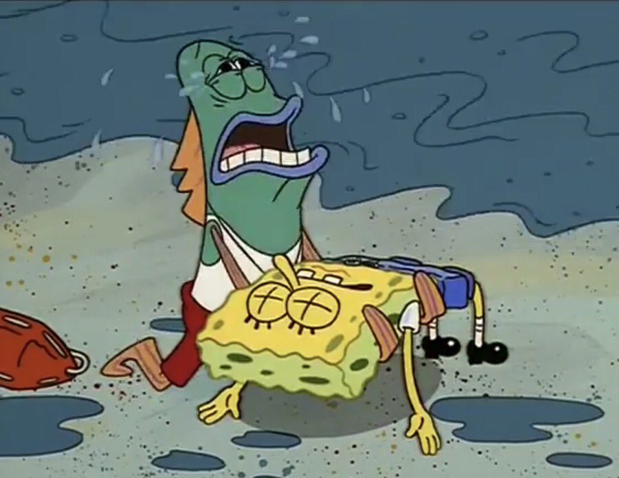 spongebob ripped pants lifeguard