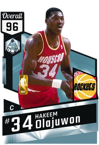 NBA2KCustomCard's tweet image. Hakeem The Dream!