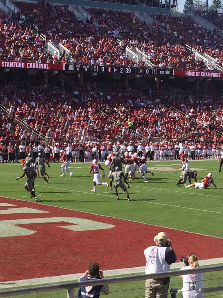 MarcRichNews's tweet photo. This game proves that #Stanford is more focused on academics &amp; birthing entrepreneurs than its football.  #StanfordAlumniWknd w/ my Big bro. https://t.co/fGoP9I2SlH