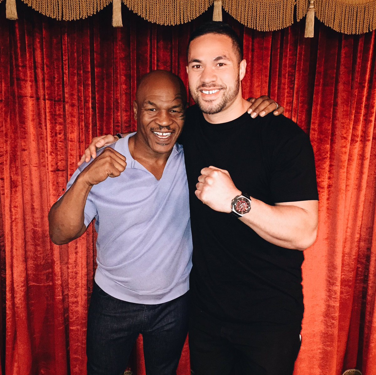 joeboxerparker's tweet photo. Mike told me, "Everyone has a plan until they get punched in the face." Thanks Mike 👊🏼 #TeamParker https://t.co/pffZVcJIYh
