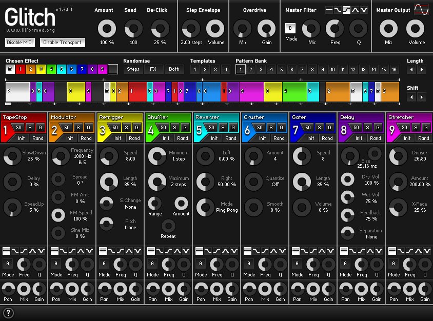 freevstbot's tweet photo. Glitch
グリッチならこのプラグイン。MIDIでの制御も可能。 #32bit
https://t.co/KOCfjFGo32  https://t.co/d5ohgNgIdk