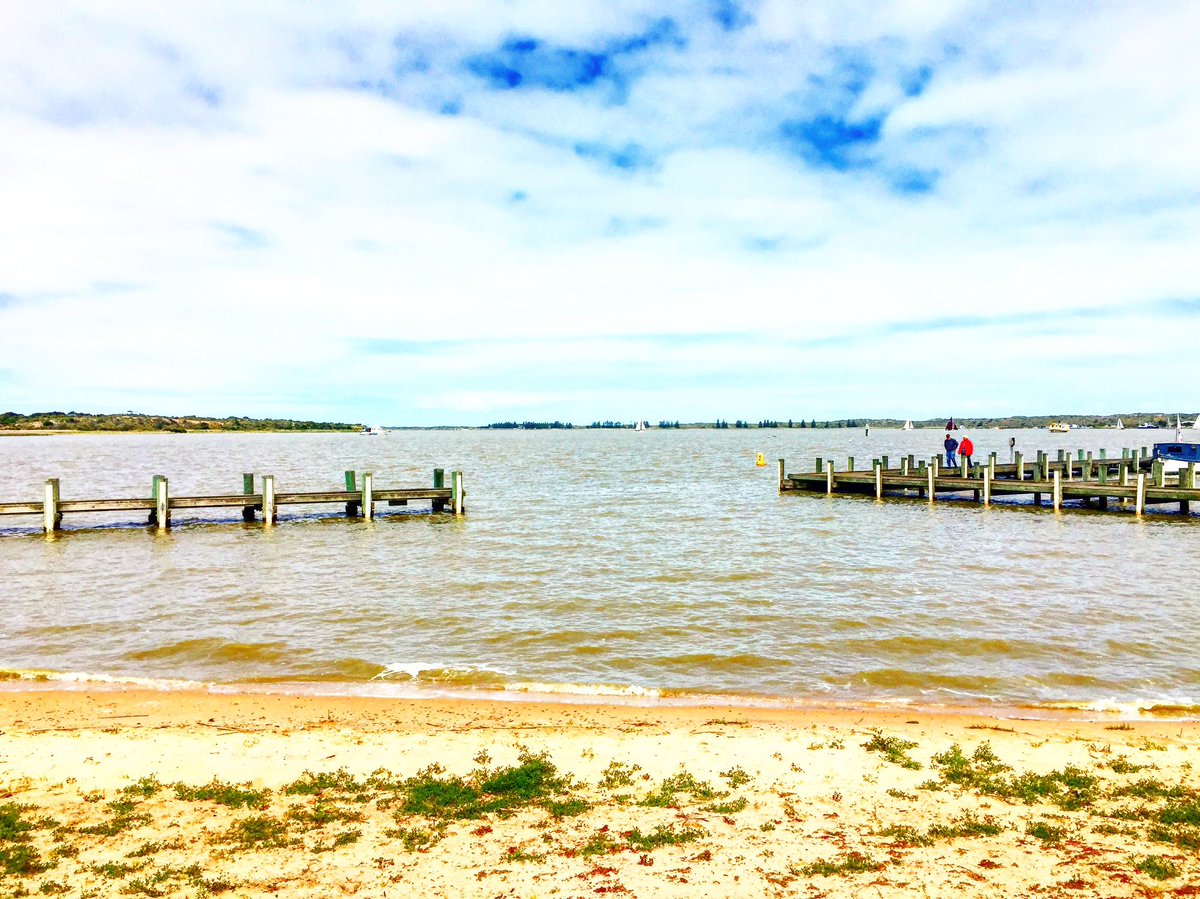 Ourworldinrevi1's tweet photo. Looking across the Goolwa channel #southaustralia #cockletrain #tourismsa #thingstodoinadelaide #travel #travelphotography #goolwa https://t.co/kbvI3BrngQ