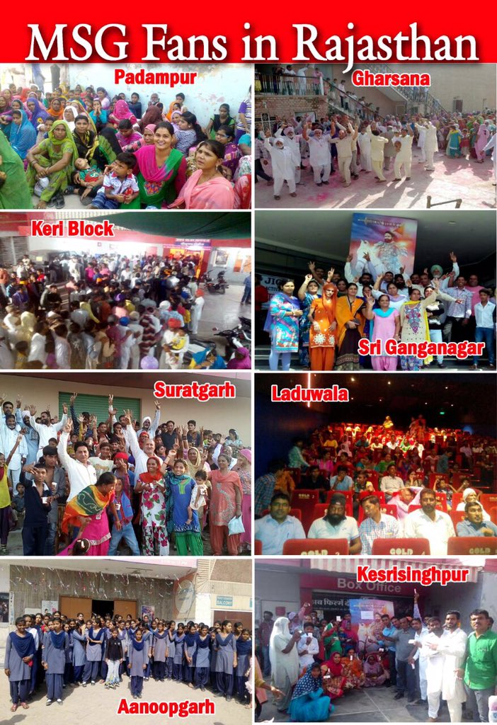Gurmeetramrahim's tweet photo. #YouthLanguageLionHeart In 16Days 🦁 ❤️ reached:220.42cr.God bless all the fans ✋ https://t.co/CKsULRNMmJ