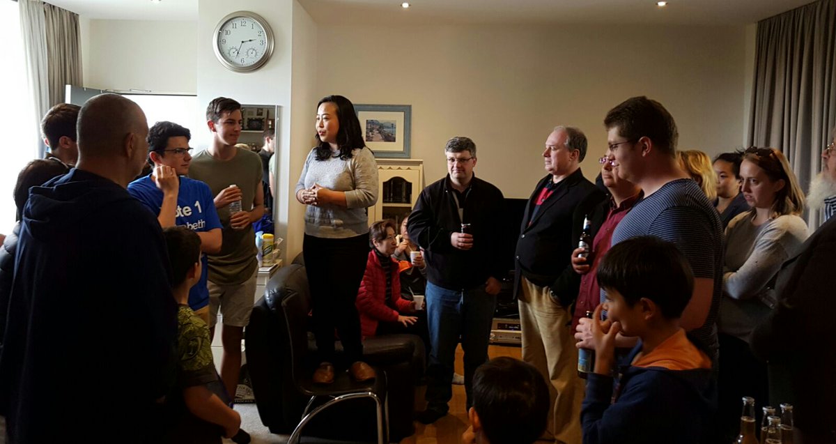 ElizabethLeeMLA's tweet photo. #TeamElizabethLee post #actelection2016 BBQ to end the campaign as we started - great food & awesome people! Tks @alistair_coe for coming! https://t.co/5PbvdN0x2g