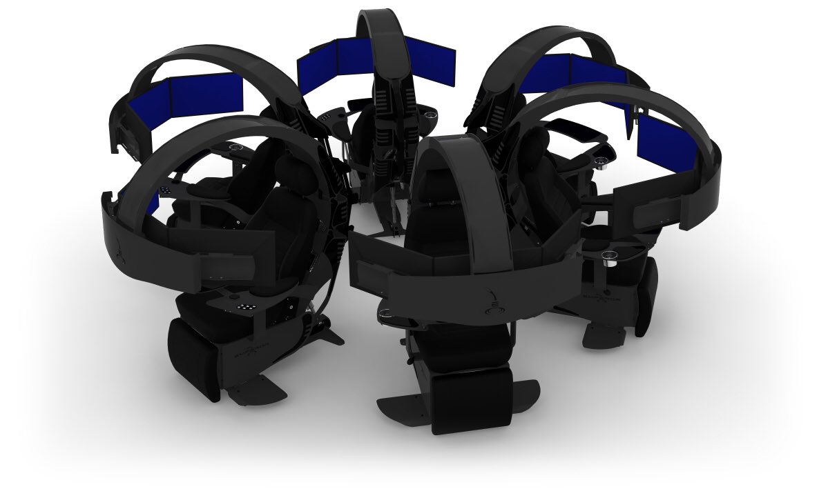 AVSGroupAG's tweet photo. ErgoChair farm #workspaceofthefuture for #Controlroom #CAD #Software #Monitoring #design #ergonomics digital #KVM #iptv #Individual https://t.co/qnMAaKnd9L
