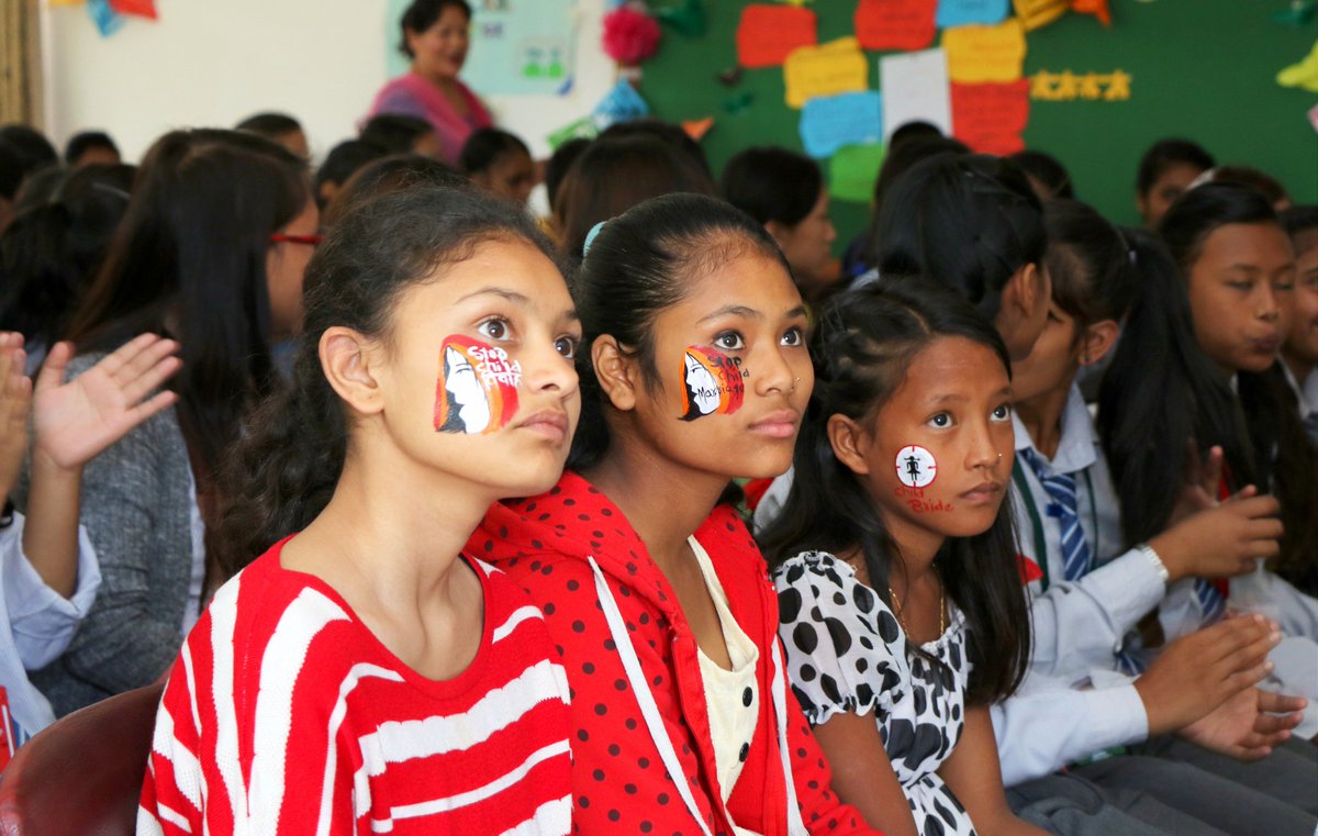 IdgcNepal2016's tweet photo. Painted faces of young girls.
#IDGCNepal2016 #Day2 #NepalGirlSummit https://t.co/rDpkAfUgZL