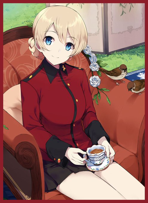 サンクリ新作発表3
ダージリンスリーブとプレイマットです。
イラストは昨日に引き続き東西先生(@poppin_phl95)に描いて頂きましたー。 