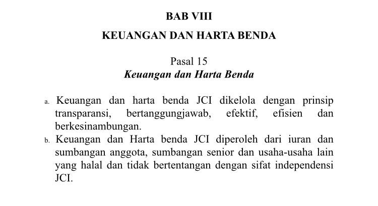 abdurarsyad's tweet photo. Apa yang saya minta sesuai dengan AD/ART JCI. Mari saling terbuka. Berbenah bersama. #LPJJCI https://t.co/IDdVtFwOEZ
