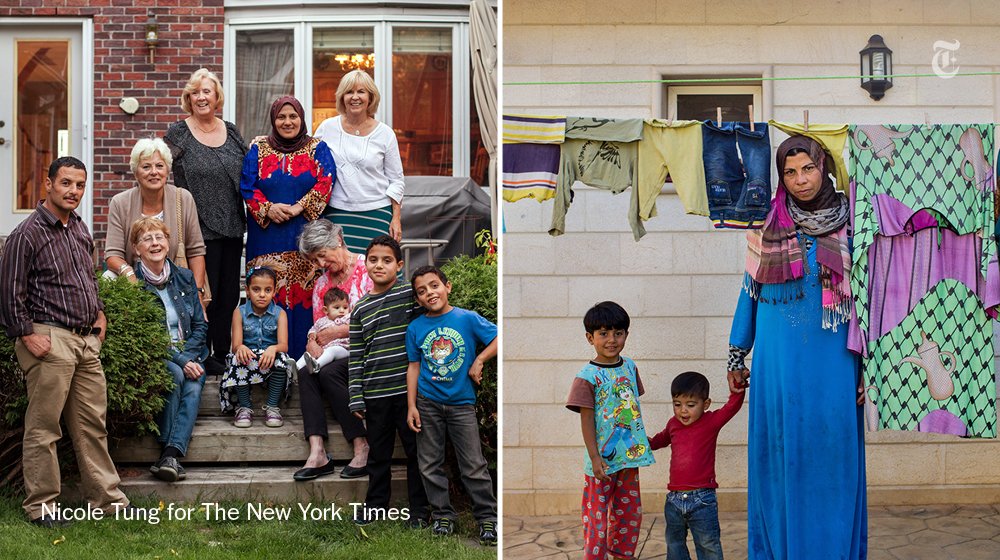 nytimesworld's tweet photo. What happened when a group of Canadian grandmothers decided to help Syrian refugees 
https://t.co/CdBTfoeNec https://t.co/B5lNBF0Xz7