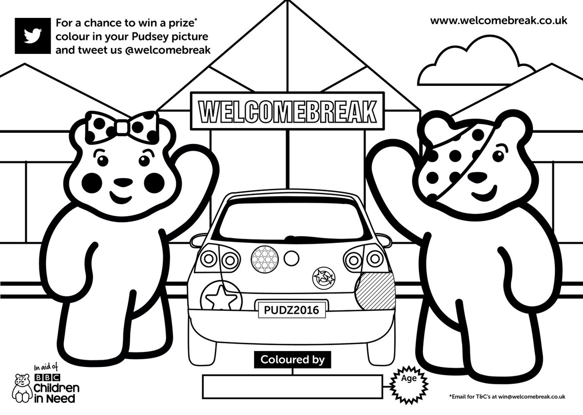 22 Pudsey Bear Colouring Pictures To Print Free Coloring Pages | Images ...