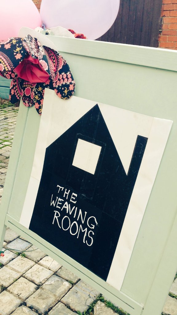 Great opening on Saturday for the weaving rooms x