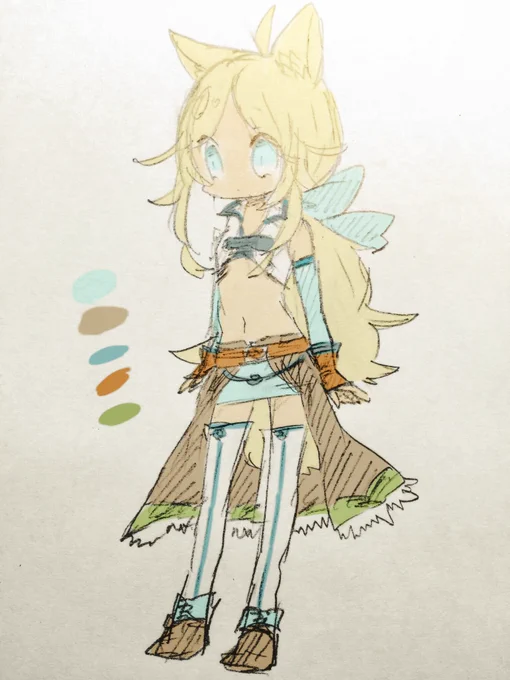 リノちゃん新コスチューム 