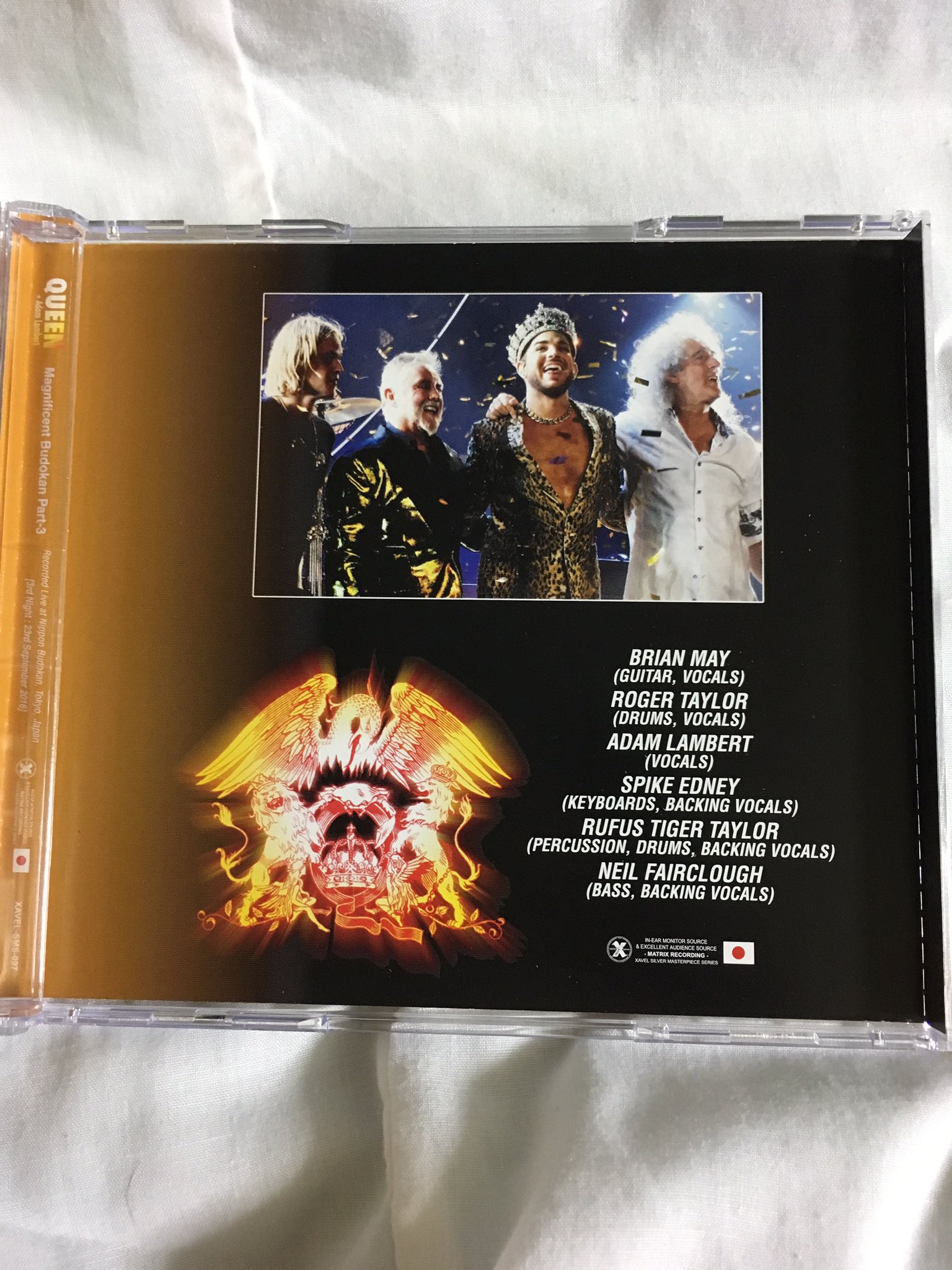 洋楽 QUEEN + Adam Lambert Magnificent Budokan QUEEN + ADAM LAMBERT - BUDOKAN 2016 1ST NIGHT(2CD) - navy-blue