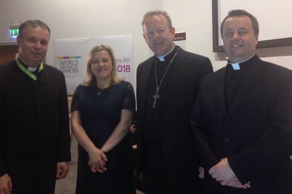 BishopFintan's tweet photo. Fr Arnold Rosney &amp; leadership team for World Meeting of Families 2018 at the launch in Dublin yesterday. https://t.co/V6v7tHKUlk