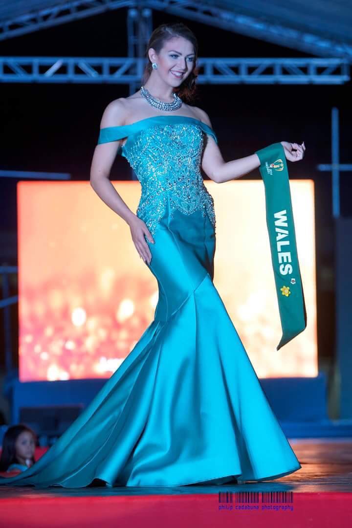 missearth_uk's tweet image. The stunning Miss Earth Wales at last nights group evening gown competition wearing a stunning @FancyFrox gown.