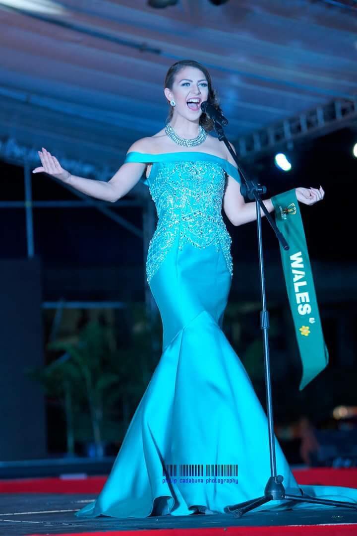 missearth_uk's tweet image. The stunning Miss Earth Wales at last nights group evening gown competition wearing a stunning @FancyFrox gown.